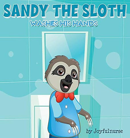 Sandy the Sloth washes his hands