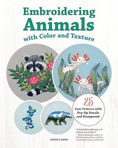 Embroidering Animals with Color and Texture