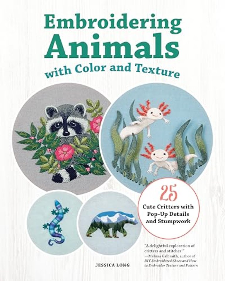 Embroidering Animals with Color and Texture