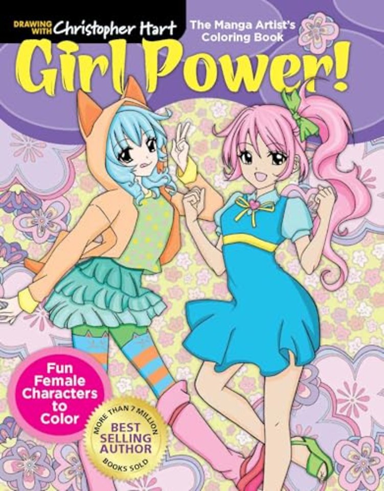 Manga Artist′s Coloring Book: Girl Power!