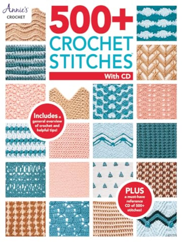 500+ Crochet Stitches with CD