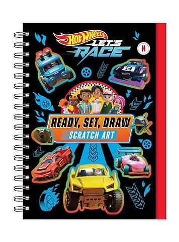 Hot Wheels Let's Race: Ready, Set, Draw - Scratch Art
