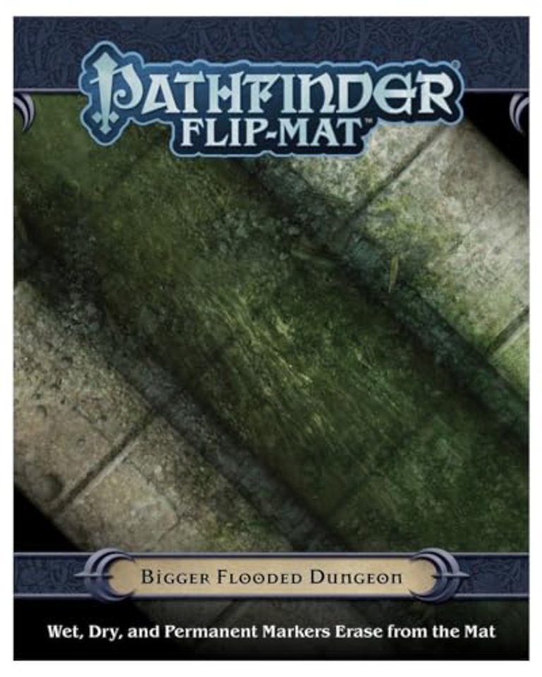 Pathfinder Flip-Mat: Bigger Flooded Dungeon