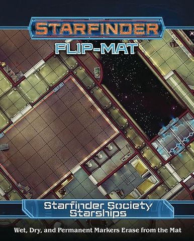 Starfinder Flip-Mat: Starfinder Society Starships