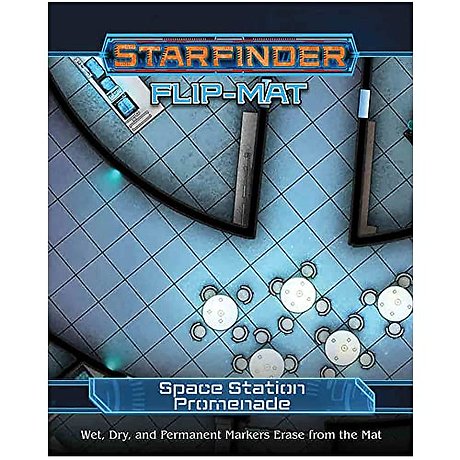 Starfinder Flip-Mat: Space Station Promenade