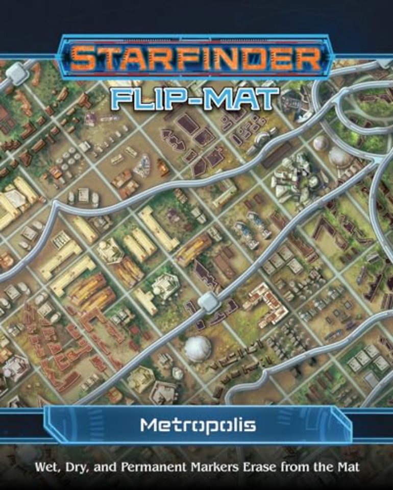 Starfinder Flip-Mat: Metropolis