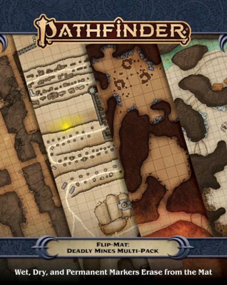 Pathfinder Flip-Mat: Deadly Mines Multi-Pack
