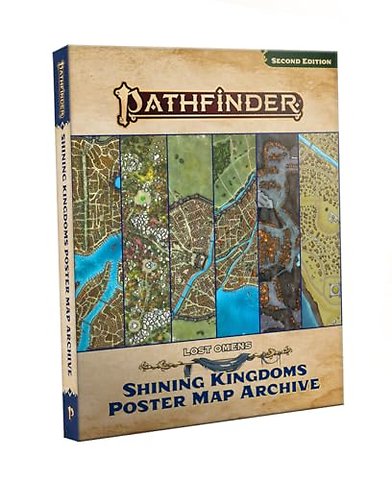 Pathfinder Lost Omens Shining Kingdoms Poster Map Archive