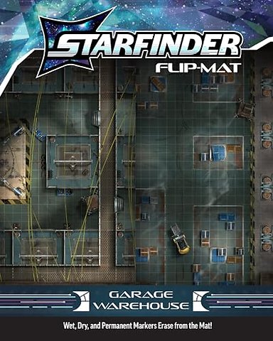 Starfinder Flip-Mat: Garage Warehouse