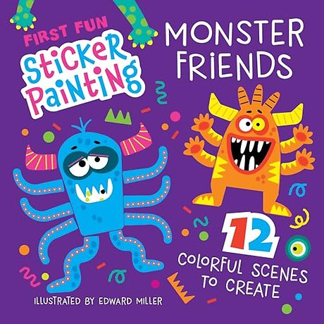 First Fun Sticker Painting: Monster Friends