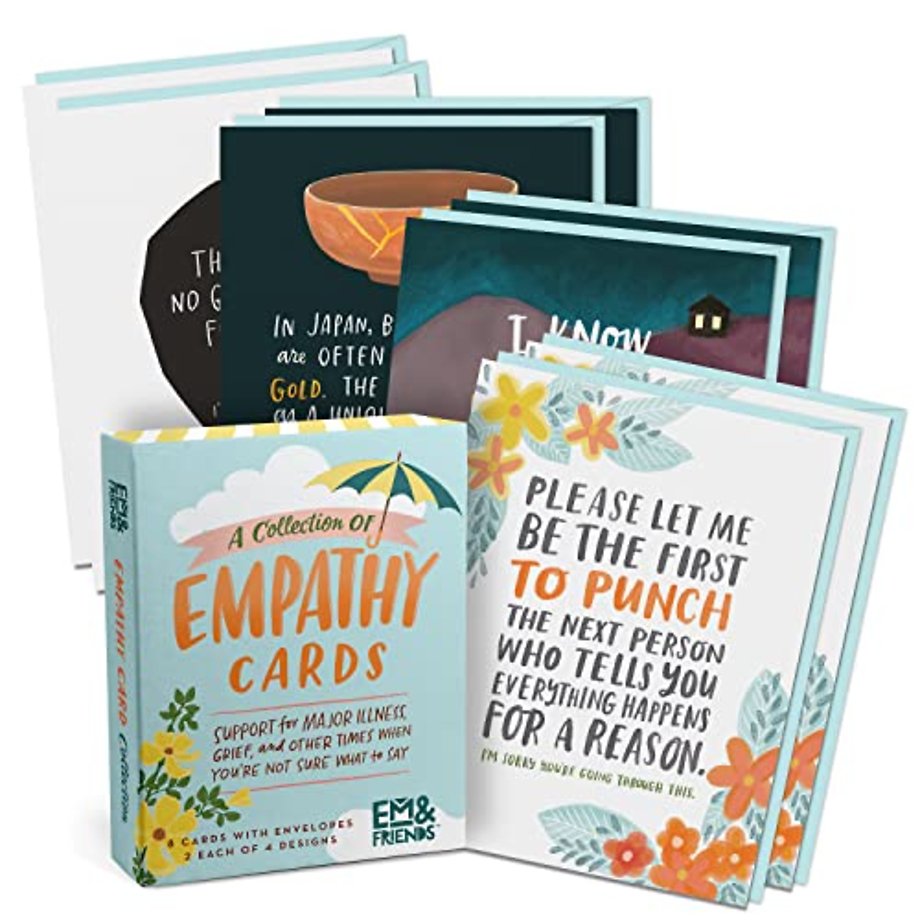 Em & Friends Empathy Cards, Box of 8 Assorted