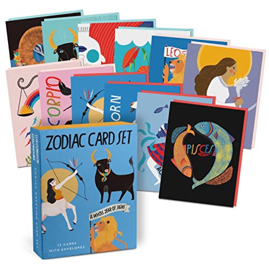 Em & Friends Zodiac Cards, Box of 12 Assorted