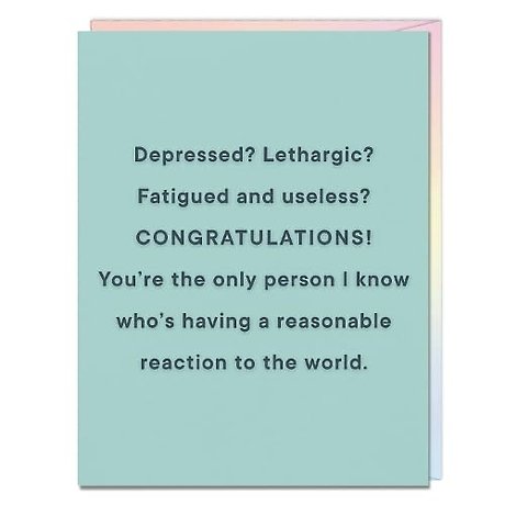6-Pack Em & Friends Reaction to the World Greeting Cards