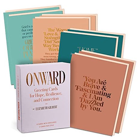 Elizabeth Gilbert for Em & Friends Onward Boxed Cards, 8 Assorted Cards