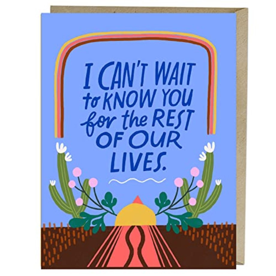 6-Pack Em & Friends Can't Wait to Know You Card