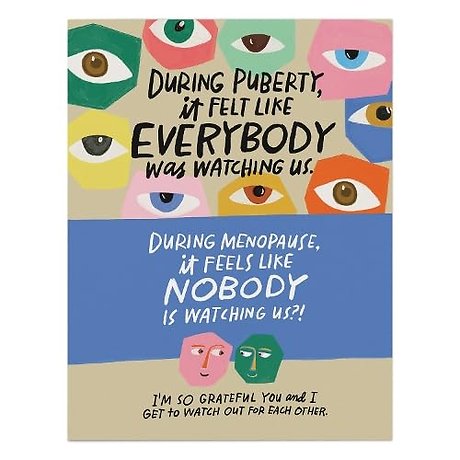 6-Pack Em & Friends Watch Out for Each Other Menopause Card
