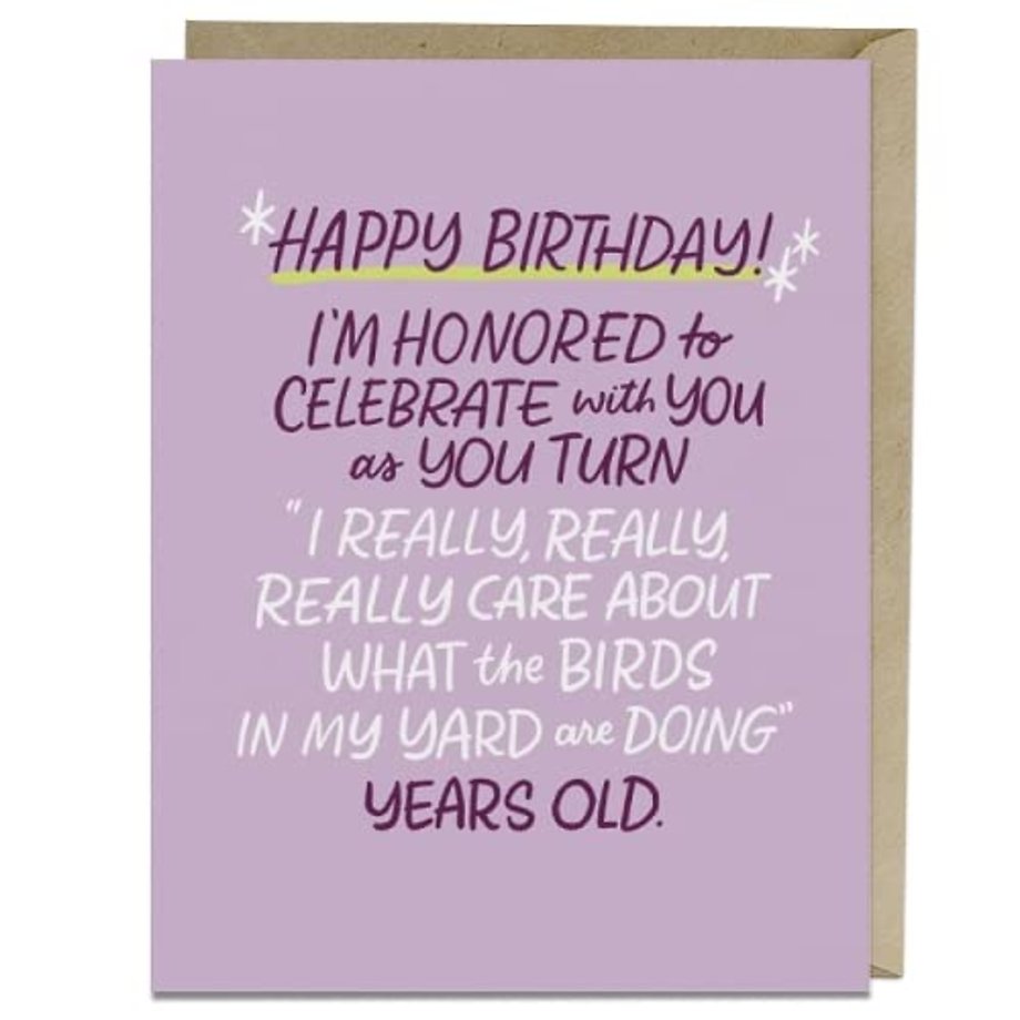 6-Pack Em & Friends Care About Birds Years Old Birthday Cards