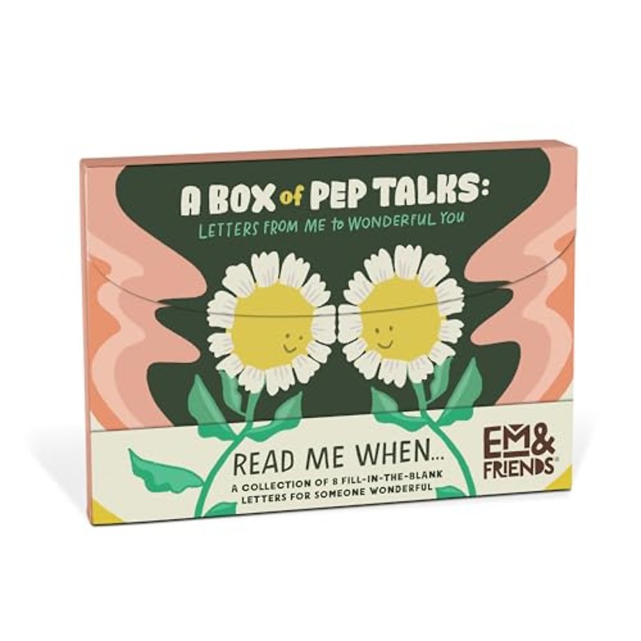 Em & Friends A Box of Pep Talks Fill in the Love Read Me When Letters
