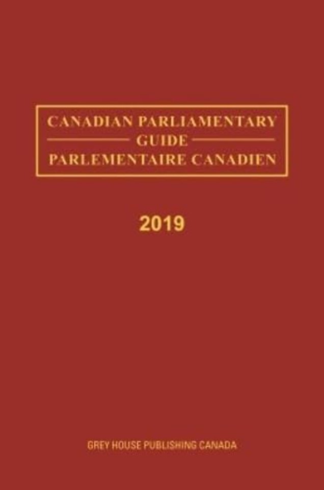 Canadian Parliamentary Guide, 2019