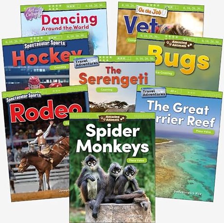 Numbers & Counting: Grades K-1 (8-Book Set)