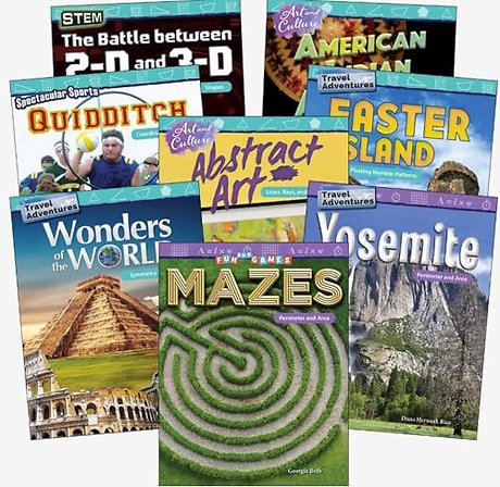 Geometry: Grades 4-5 (8-Book Set)