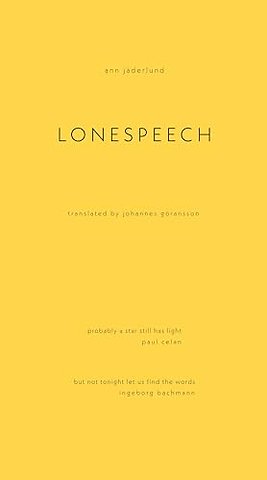 Lonespeech