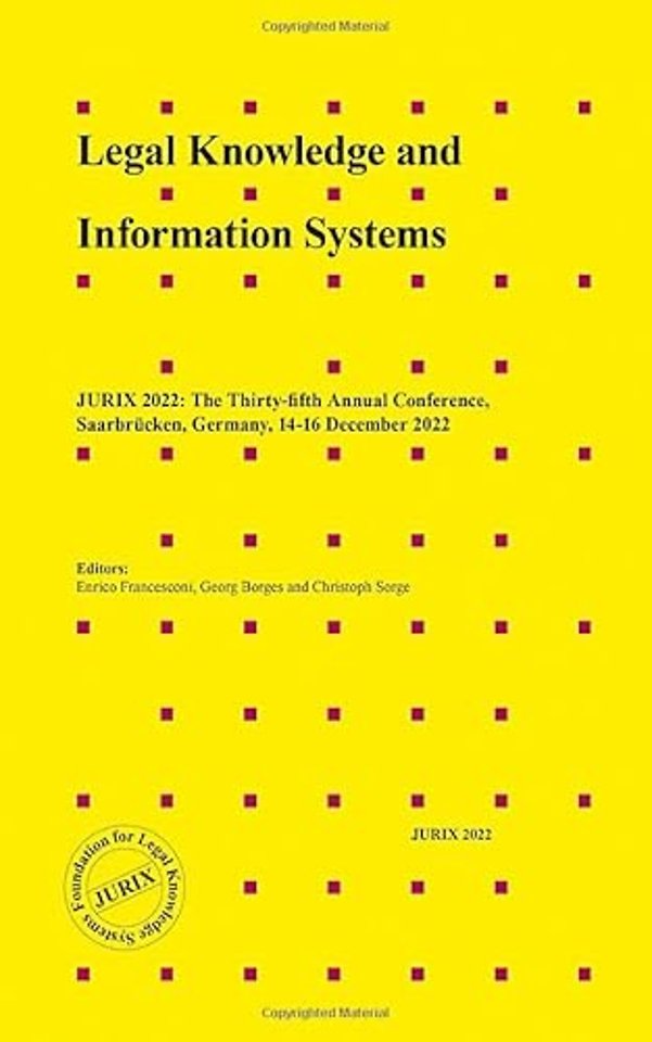 Legal Knowledge and Information Systems