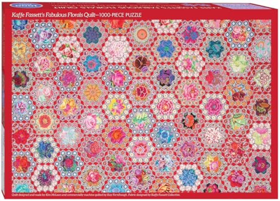 Kaffe Fassett’s Fabulous Florals Quilt Jigsaw Puzzle