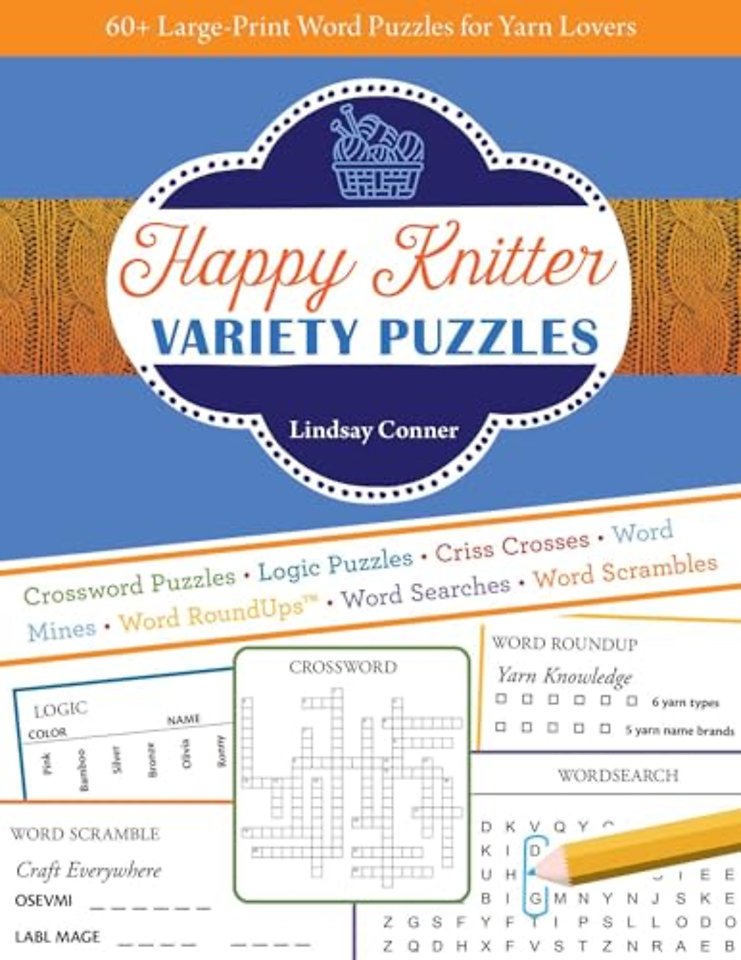 Happy Knitter Variety Puzzles, Volume 4