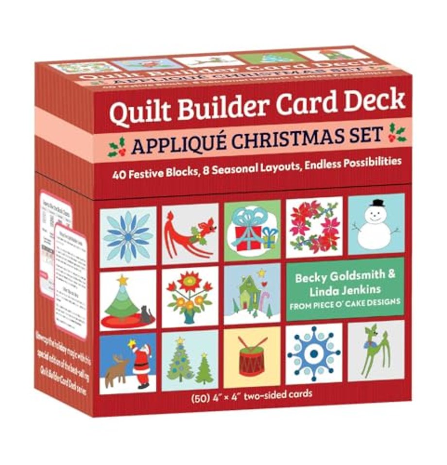 Quilt Builder Card Deck Applique Christmas Set