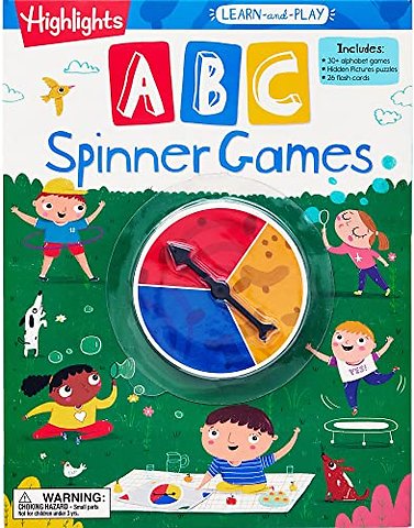 Highlights Learn-and-Play ABC Spinner Games