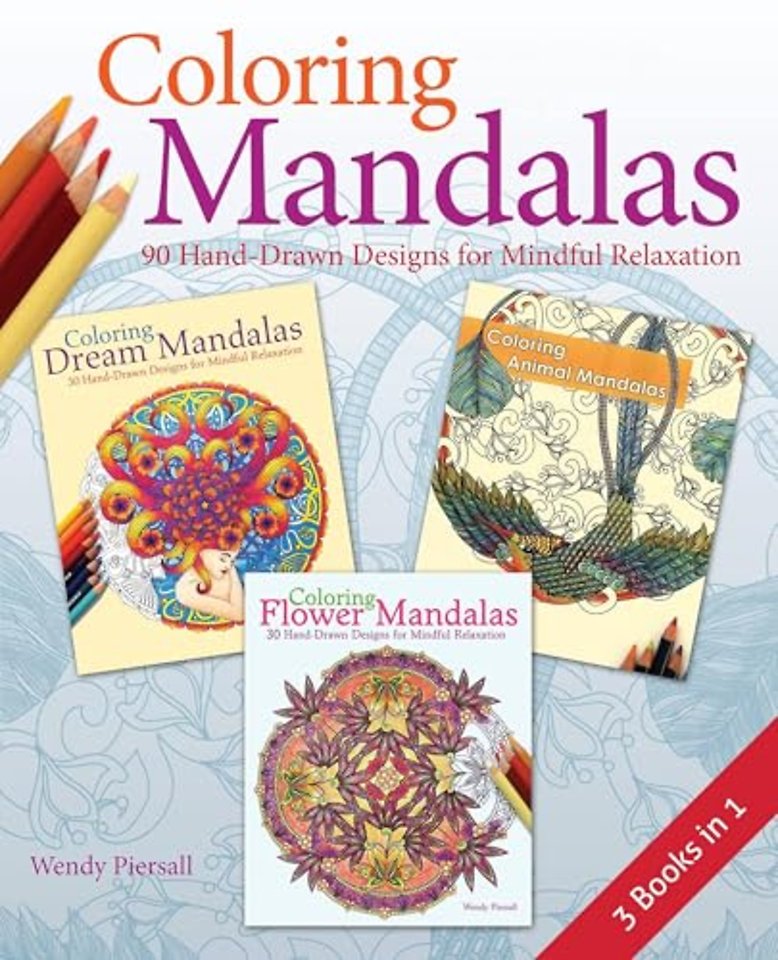 Coloring Mandalas 3-in-1 Pack
