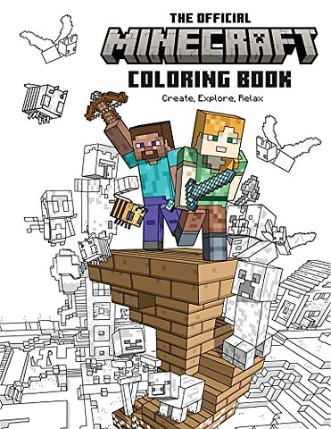 The Official Minecraft Coloring Book: Create, Explore, Relax!