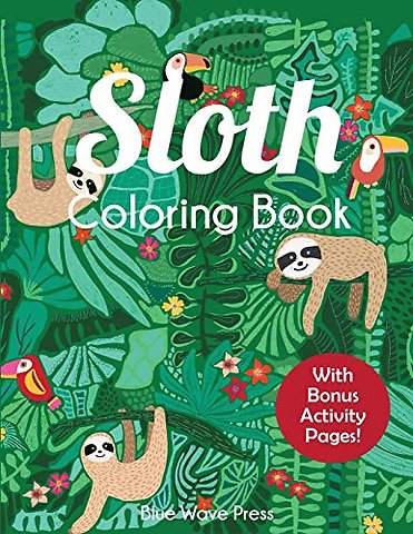 Sloth Coloring Book