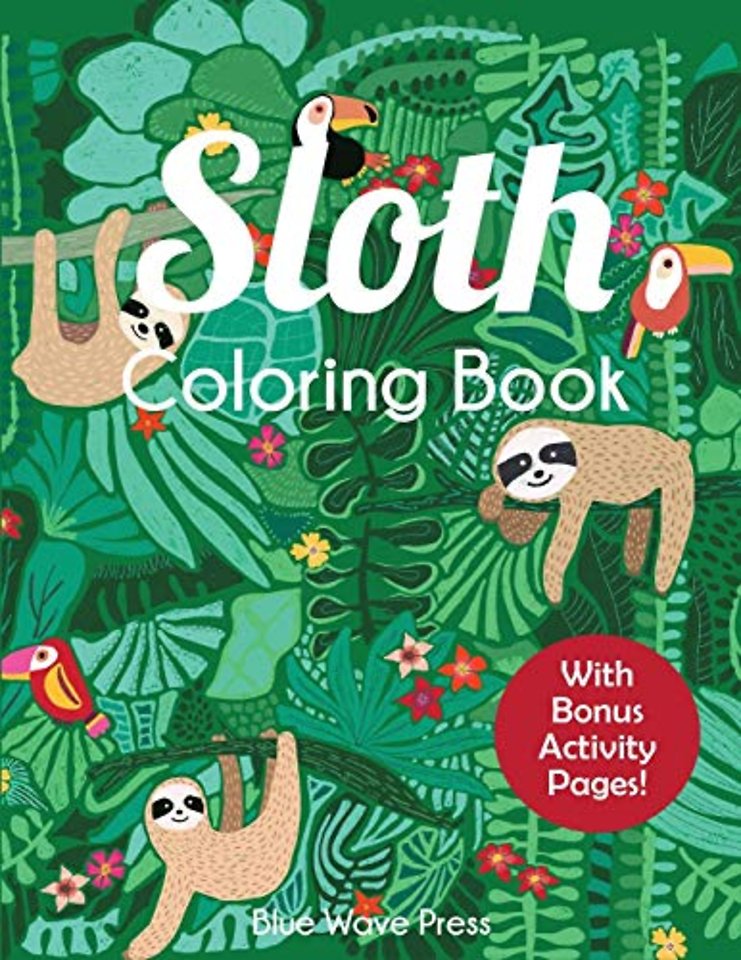 Sloth Coloring Book