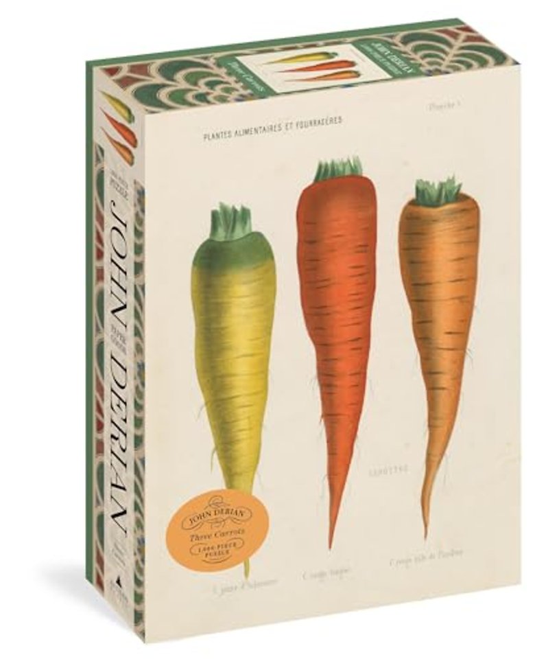 John Derian Paper Goods: Three Carrots 1,000-Piece Puzzle