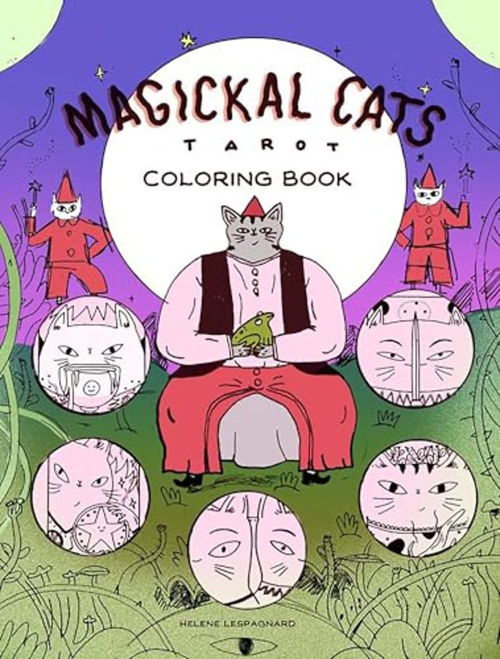 Magickal Cats Tarot Coloring Book