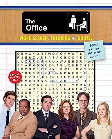 The Office Word Search, Coloring and Quotes