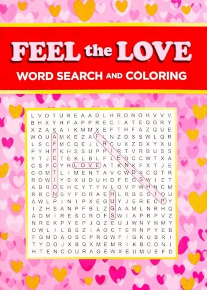 Feel the Love Word Search and Coloring