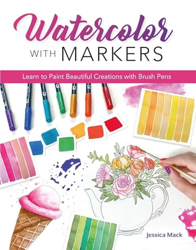 Watercolor with Markers