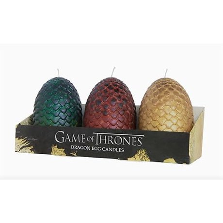 Game of Thrones: Sculpted Dragon Egg Candles