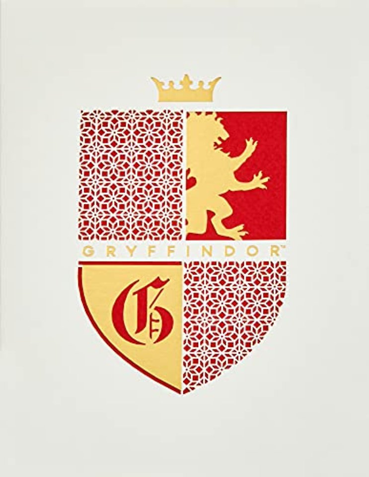 Harry Potter: Gryffindor Laser Die-Cut Card