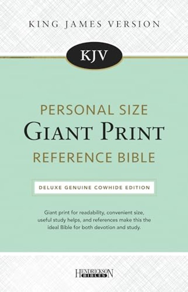 KJV Personal Size Giant Print Reference Bible