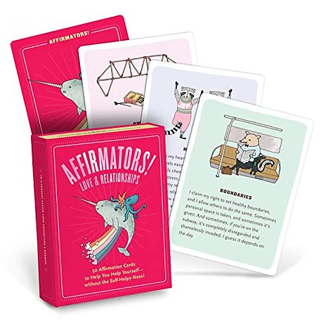 Knock Knock Love & Relationships Affirmators Deck