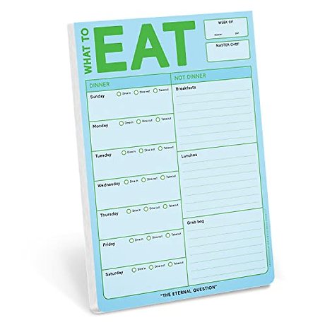 Knock Knock What to Eat Pad (Pastel Edition)
