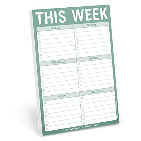 Knock Knock This Week Pad (Green)