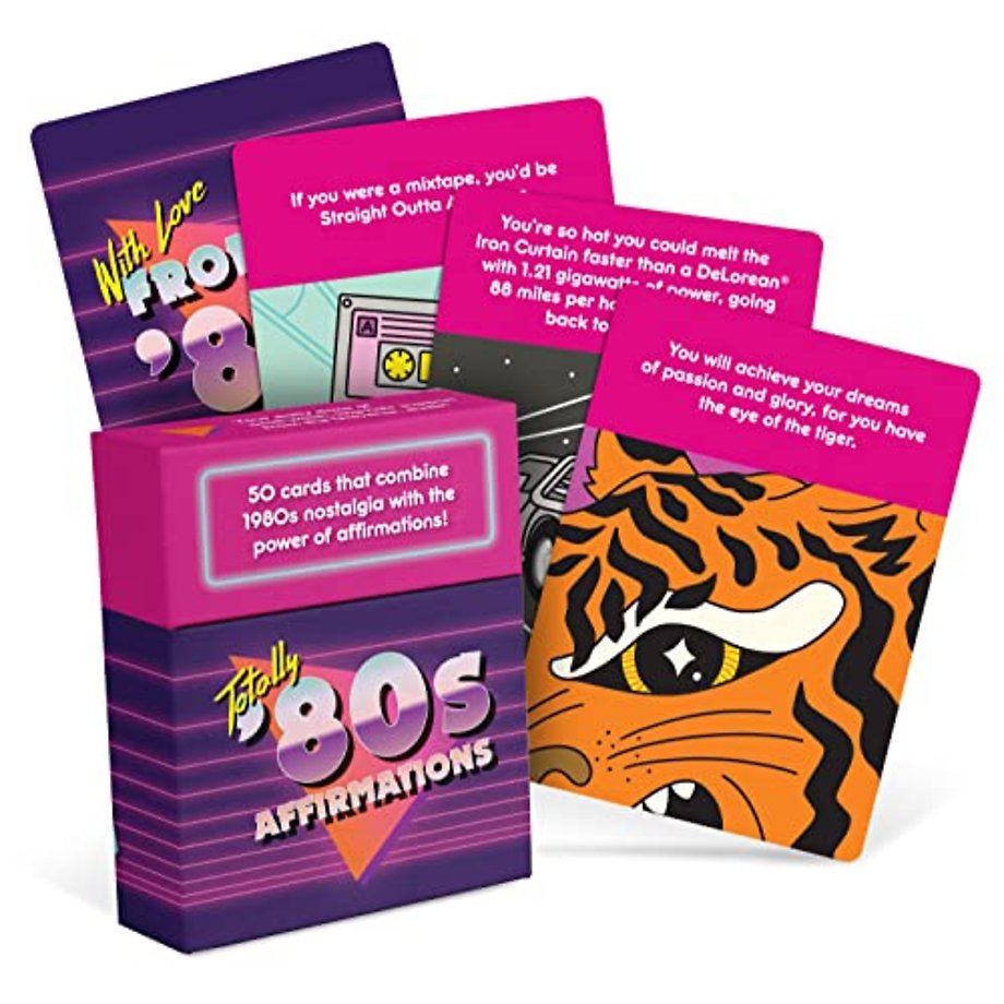 Knock Knock Totally 80s Affirmations Card Deck