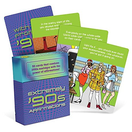 Knock Knock Extremely 90s Affirmations Card Deck
