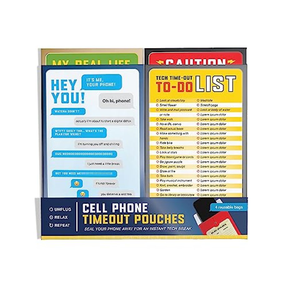 Knock Knock Cell Phone Timeout Pouches