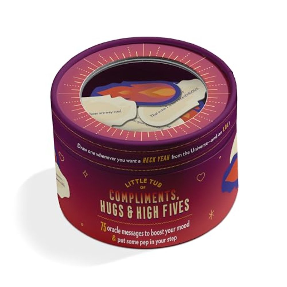 Knock Knock Compliments, Hugs & High Fives Oracle Tub